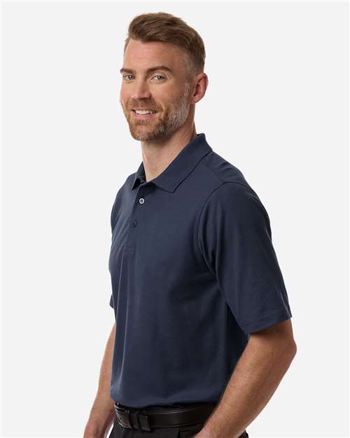 Men's Tall Maverick CVC Pique Polo – On Model – Side