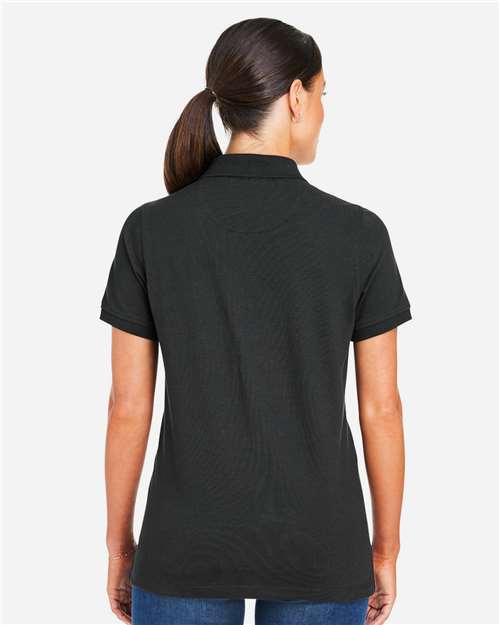 Women's Valiant Cotton Snag Protect Polo – On Model – Back