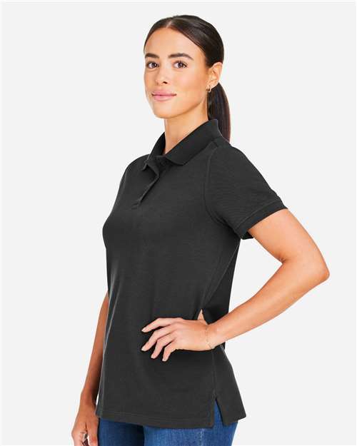 Women's Valiant Cotton Snag Protect Polo – On Model – Side
