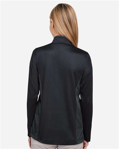 Women's Flash Snag Protection Plus IL Colorblock Quarter-Zip Pullover – On Model – Back