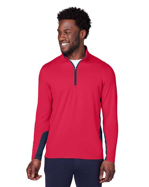 Men's Gamer Golf Quarter-Zip Pullover – On Model