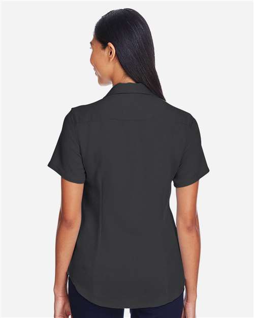 Women's Bahama Cord Camp Shirt – On Model – Back