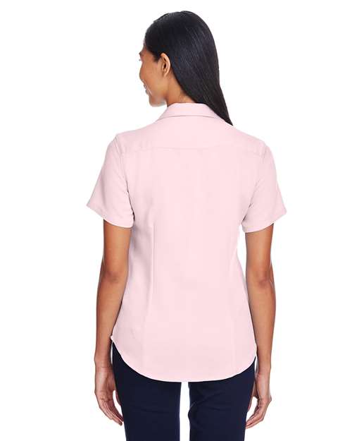 Women's Bahama Cord Camp Shirt – On Model – Back