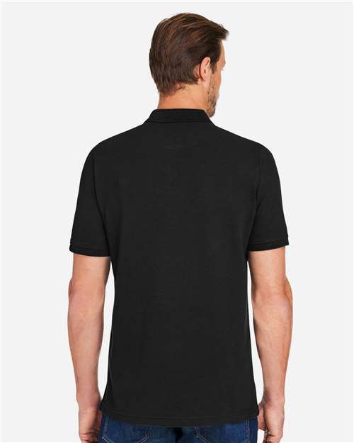 Men's Valiant Cotton Snag Protect Pocket Polo – On Model – Back