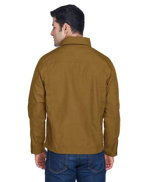 Men's Auxiliary Canvas Work Jacket – On Model – Back