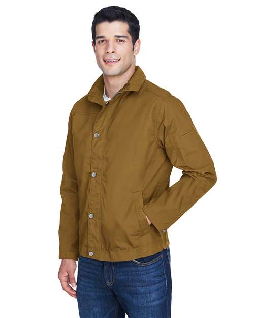 Men's Auxiliary Canvas Work Jacket – On Model – Side
