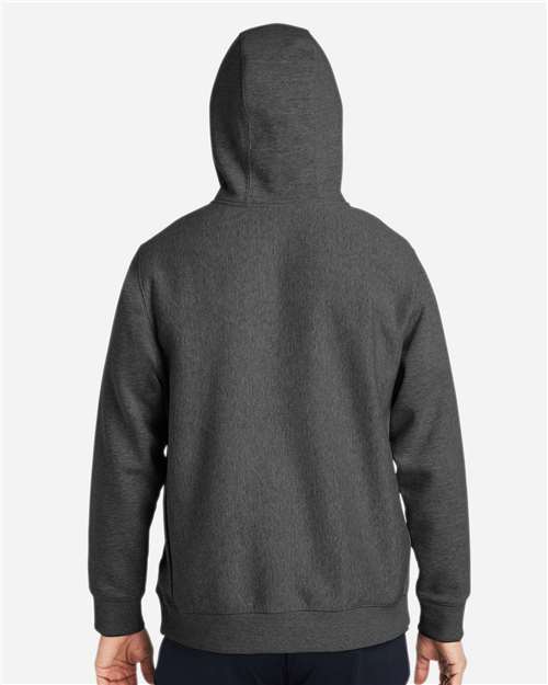Unisex Zone HydroSport™ Heavyweight Quarter-Zip Hooded Sweatshirt – On Model – Back