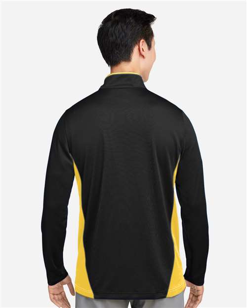 Men's Flash Snag Protection Plus IL Colorblock Quarter-Zip Pullover – On Model – Back
