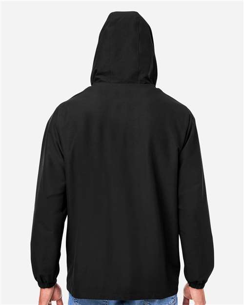 Unisex Flex Twill Hooded Jacket – On Model – Back