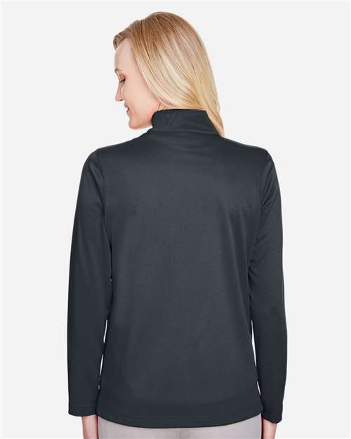 Women's Advantage Snag Protection Plus Quarter-Zip Pullover – On Model – Back