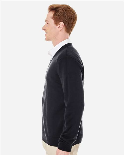 Men's Pilbloc™ V-Neck Sweater – On Model – Side