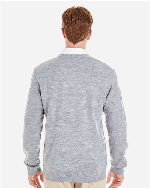 Men's Pilbloc™ V-Neck Sweater – On Model – Back
