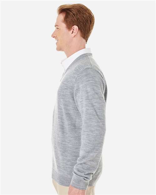 Men's Pilbloc™ V-Neck Sweater – On Model – Side