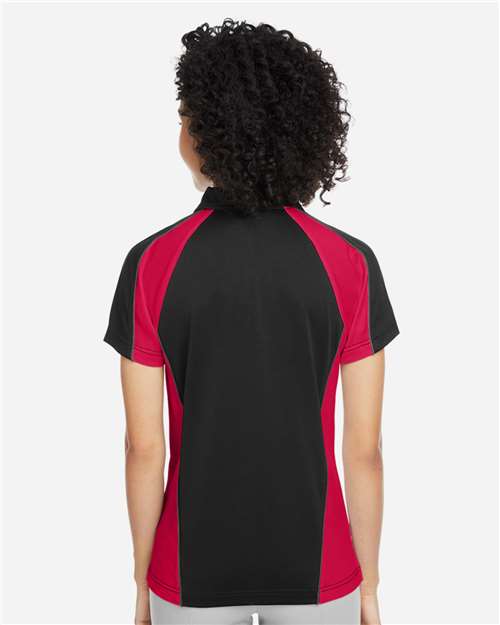 Women's Advantage Snag Protection Plus IL Colorblock Polo – On Model – Back