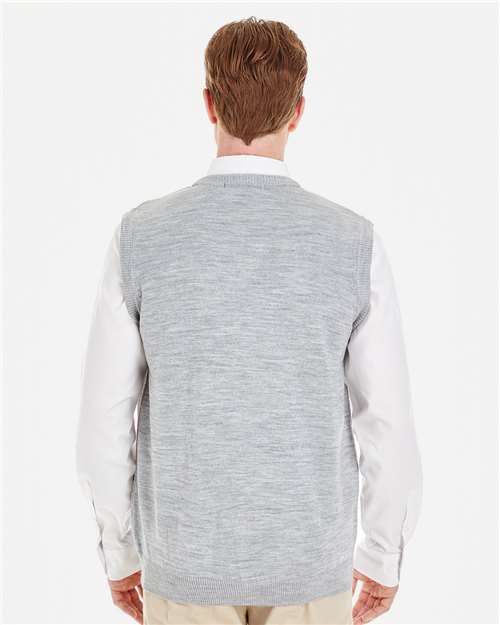 Men's Pilbloc™ V-Neck Sweater Vest – On Model – Back