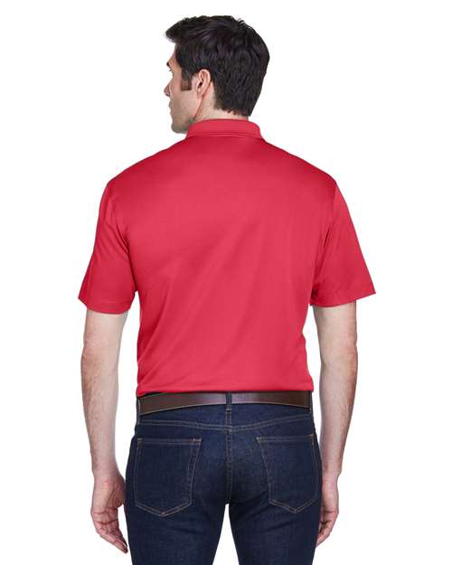 Men's Micro Piqué Polo – On Model – Back