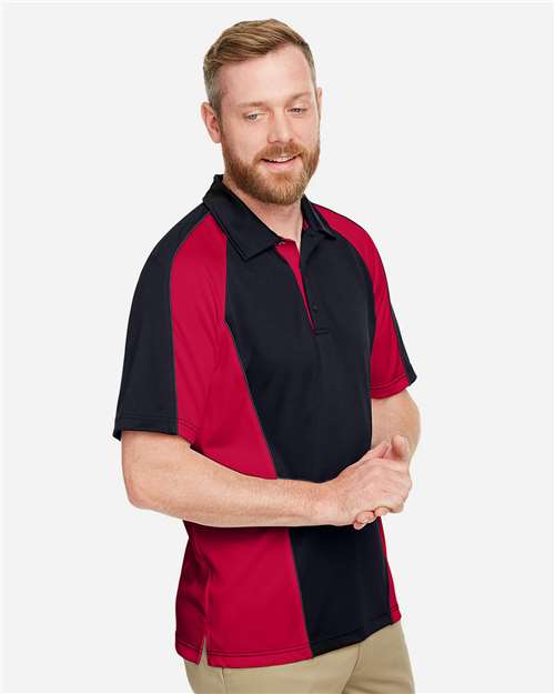 Men's Advantage Snag Protection Plus IL Colorblock Polo – On Model – Side