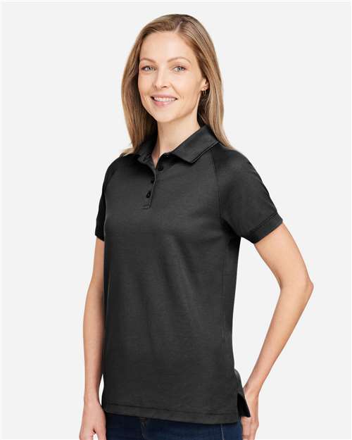Women's Charge Snag and Soil Protect Polo – On Model – Side