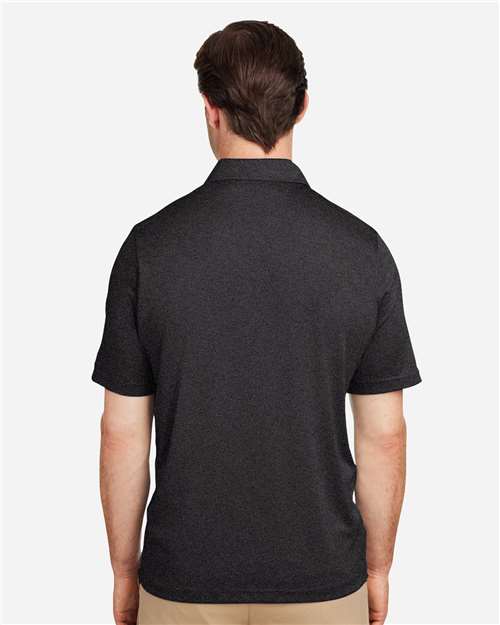Men's Zone Sonic Heather Performance Polo – On Model – Back