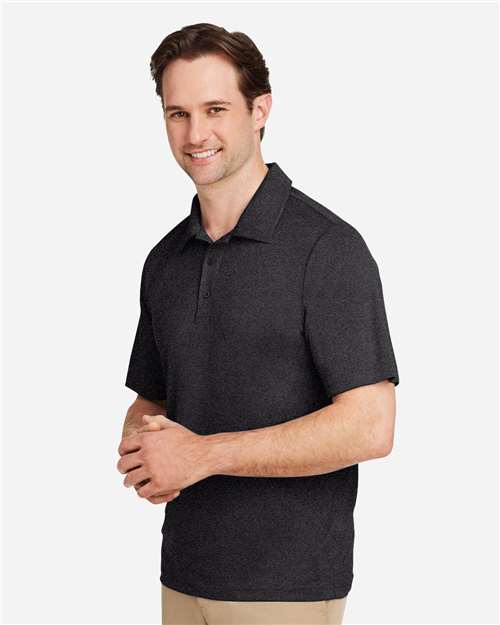 Men's Zone Sonic Heather Performance Polo – On Model – Side
