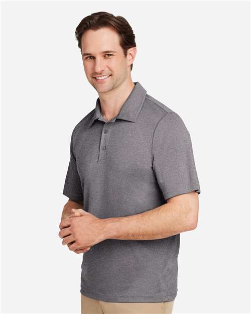 Men's Zone Sonic Heather Performance Polo – On Model – Side