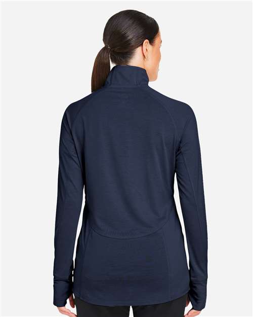 Women's Bandon Quarter-Zip Pullover – On Model – Back