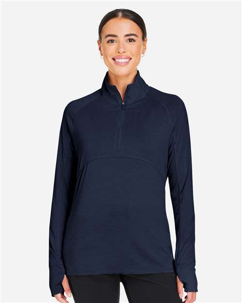 Women's Bandon Quarter-Zip Pullover – On Model
