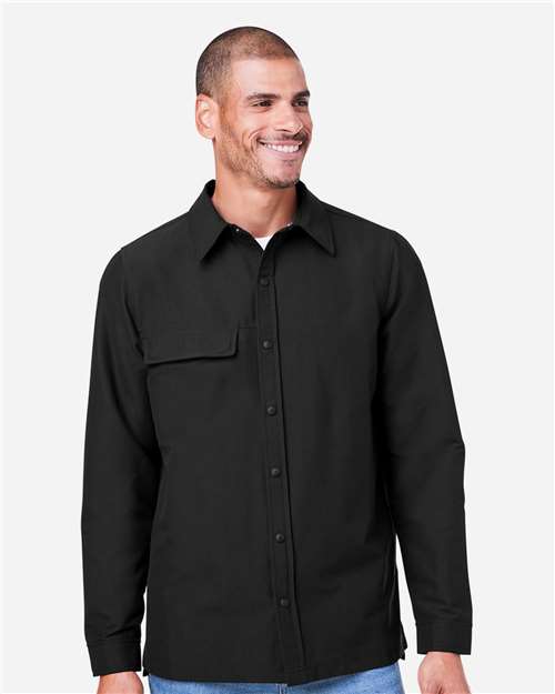 Unisex Flex Twill Overshirt Jacket
