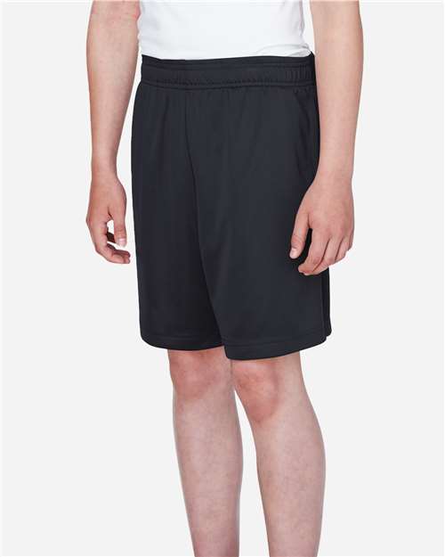 Youth Zone Performance Shorts – On Model – Side