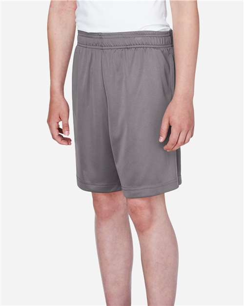 Youth Zone Performance Shorts – On Model – Side