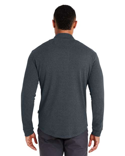 Men's Emery Quarter-Zip Pullover – On Model – Back