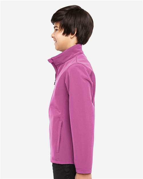 Youth Leader Soft Shell Jacket – On Model – Side