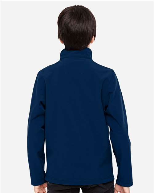 Youth Leader Soft Shell Jacket – On Model – Back
