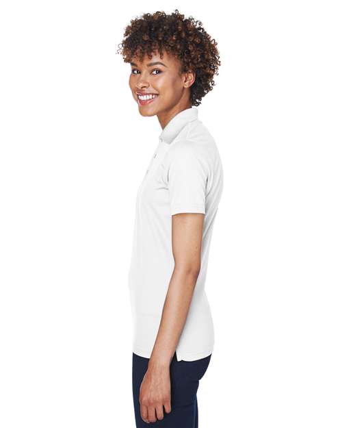 Women's Cool & Dry Mesh Piqué Polo – On Model – Side