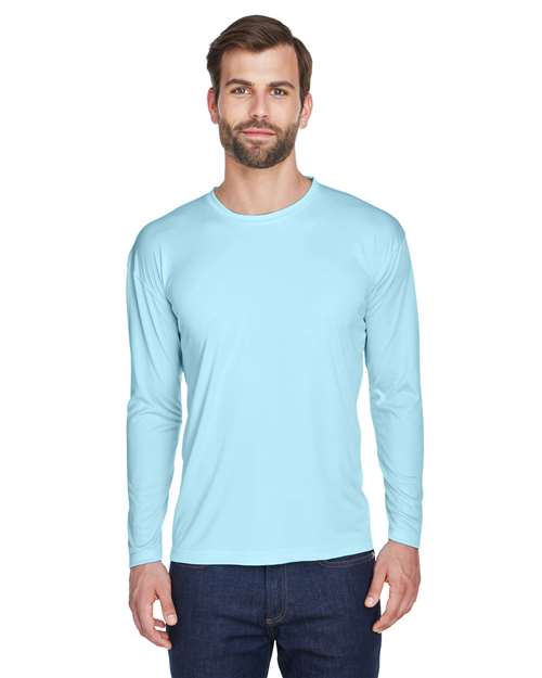 Men's Cool & Dry Sport Long Sleeve Performance Interlock T-Shirt