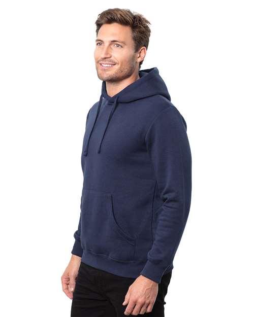 Unisex Epic Fleece Pullover Hooded Sweatshirt – On Model – Side