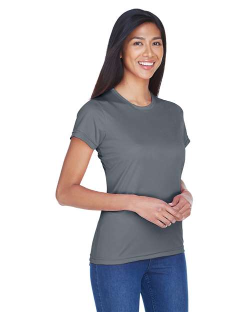Women's Cool & Dry Sport Performance Interlock T-shirt – On Model – Side
