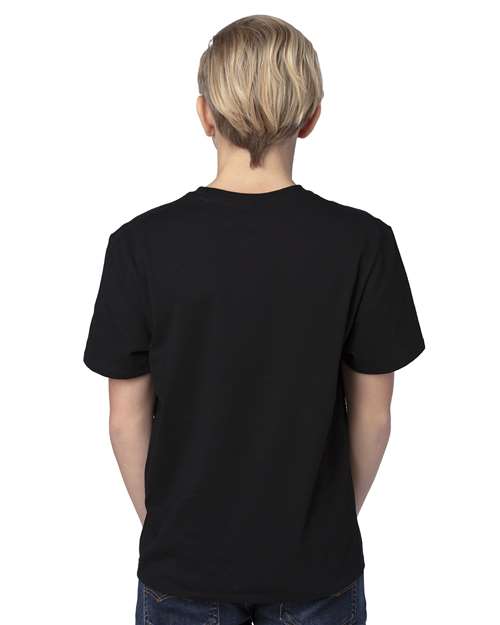 Youth Ultimate CVC T-Shirt – On Model – Back