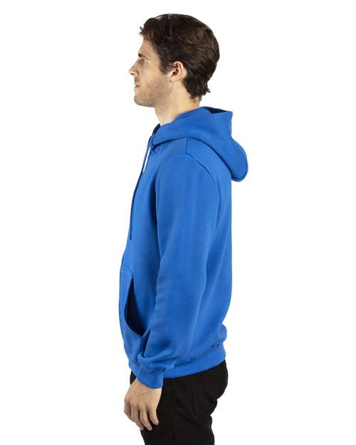 Unisex Fleece Full-Zip Hooded Sweatshirt – On Model – Side