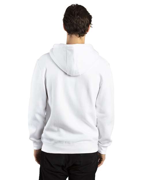 Unisex Fleece Full-Zip Hooded Sweatshirt – On Model – Back