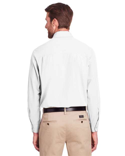 Men's Bradley Performance Woven Shirt – On Model – Back