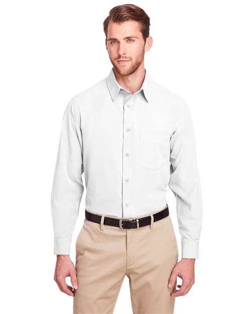 Men's Bradley Performance Woven Shirt – On Model