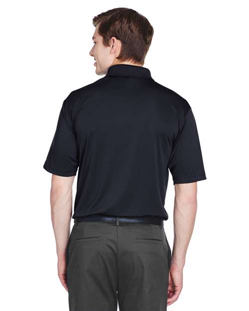 Men's Cool & Dry 8-Star Elite Performance Interlock Polo – On Model – Back
