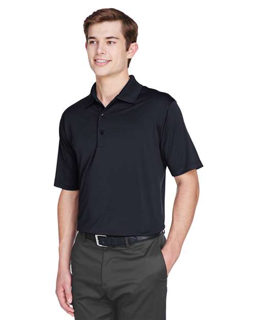 Men's Cool & Dry 8-Star Elite Performance Interlock Polo – On Model – Side