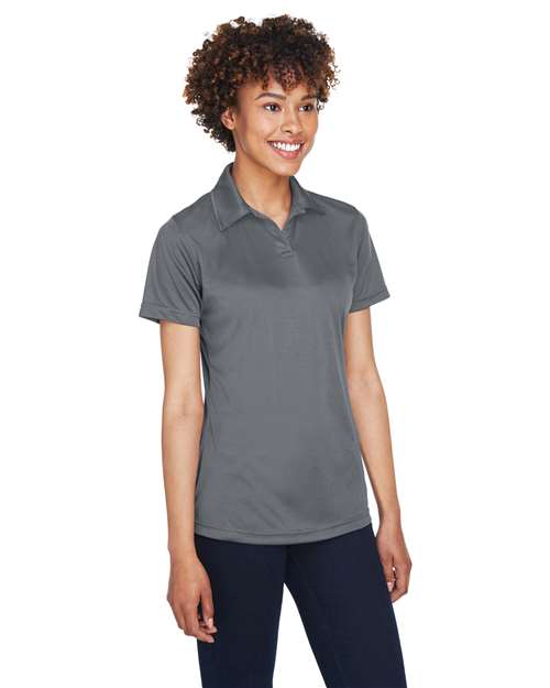Women's Cool & Dry Sport Performance Interlock Polo – On Model – Side