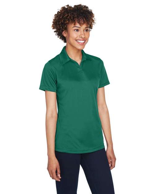Women's Cool & Dry Sport Performance Interlock Polo – On Model – Side