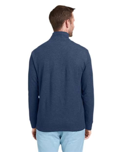 Men's Saltwater Quarter-Zip Pullover – On Model – Back