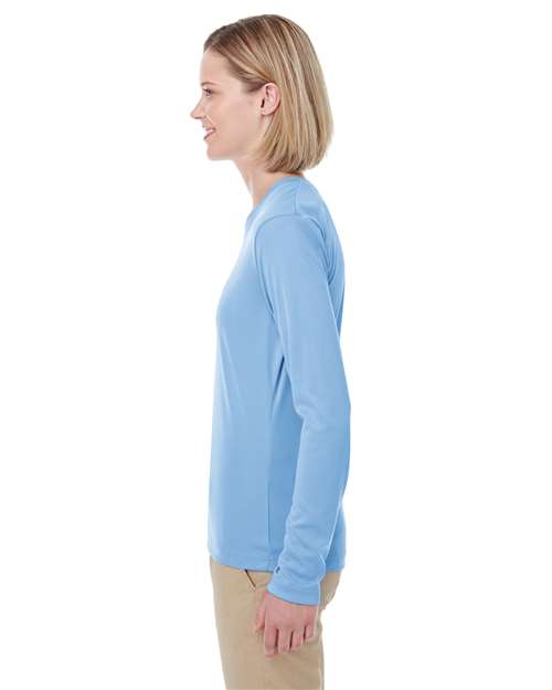 Women's Cool & Dry Performance Long Sleeve Top – On Model – Side