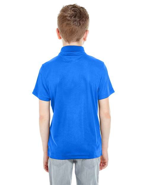 Youth Cool & Dry Mesh Piqué Polo – On Model – Back