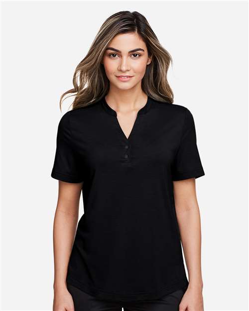 Women's JAQ Snap-Up Stretch Performance Polo
